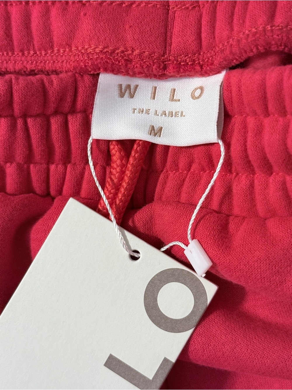 WILO Active Red 'Sporty' Women's Sweatshirt and Shorts Set - Picture 5 of 5